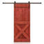 Porte de grange à panneaux et en bois avec quincaillerie d'installation-87953023-87953030-87953085