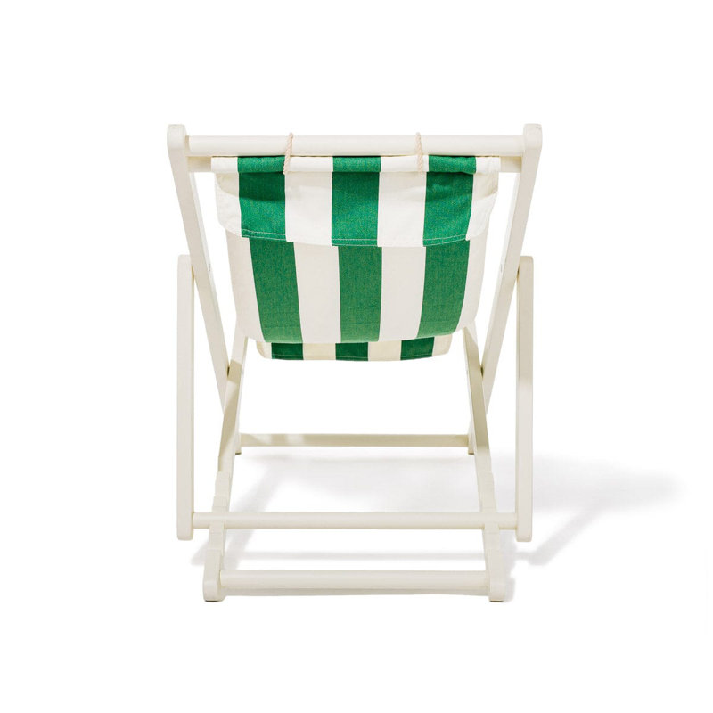 Sling Chair, Green/White