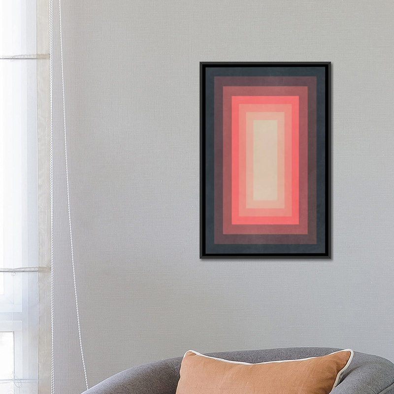 « matrix », reproduction d’impression sur toile tendue, H 26 po x l 18 po x P 1,5 po, Toile encadrée noire, Pas de tapis