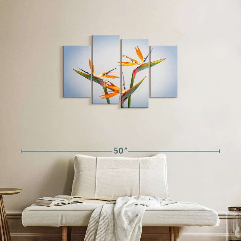 Strelitzia jaune Harnek, H 22 po x l 36 po