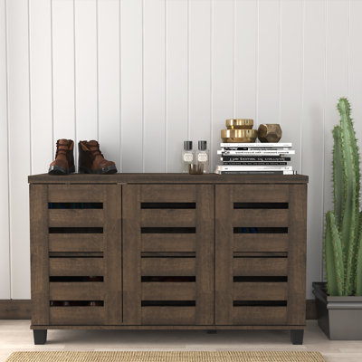 Millan 16 Pair Shoe Storage Cabinet