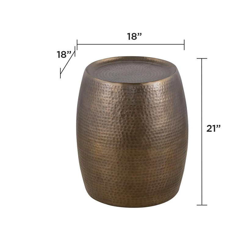 Table de bout et table d'appoint ET501, Doré