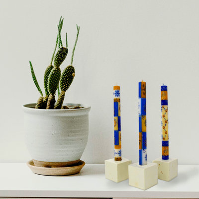 Unscented Taper Candle