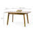 5 Piece Dining Table Set, 4 Solid Wood Yumiko Chairs w Extendable Rectangular Dining Table, Kitchen Set for Four, Dining Room Set-946118318-946118290