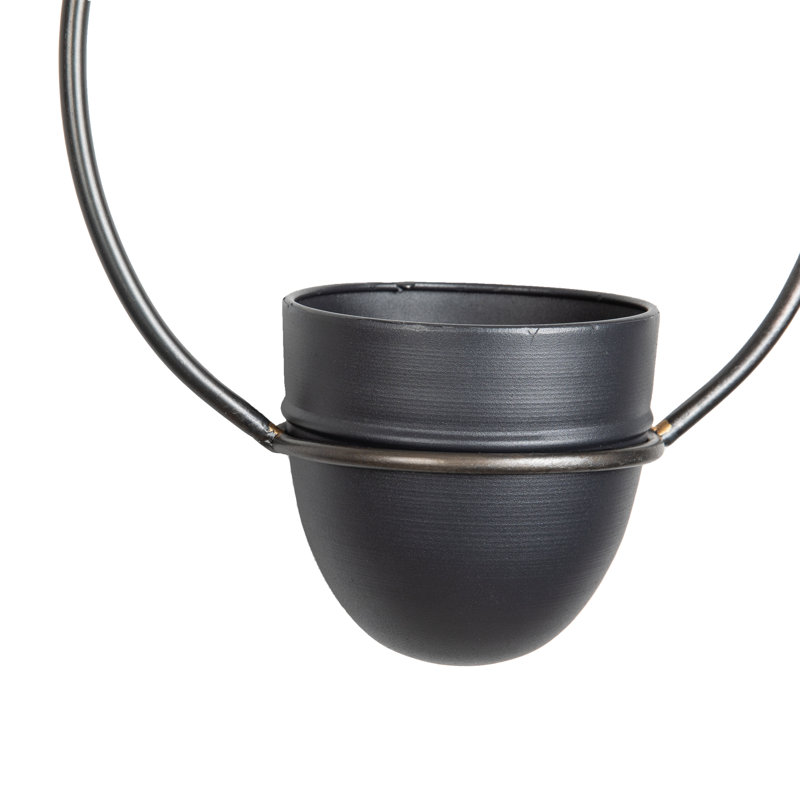 Ensemble de pots à fleurs muraux en fer 2 pièces Schunemunk
