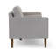 Canapé en tissu sergé beige Bisera-608607130