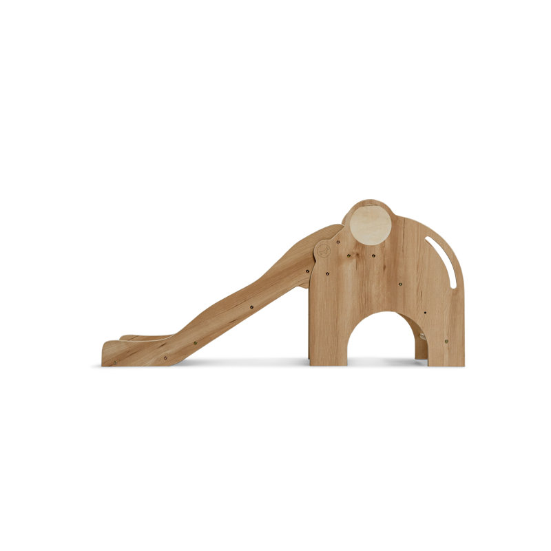 Avenlur 18'' W Wood Freestanding Slide, Natural