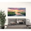 «Marsh Sunset», reproduction de peinture aquarelle, très grande toile, décor de maison de campagne-101798113-101798108