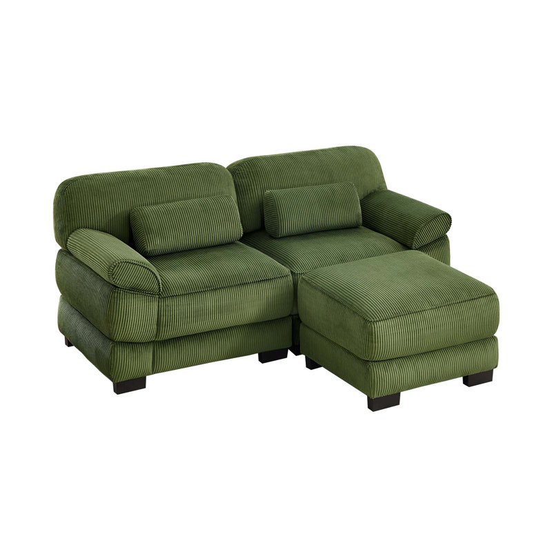 Canapé modulaire Cloud Couch, Green Corduroy