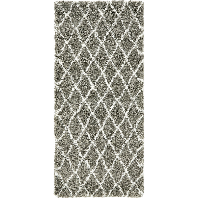 Reardon Grey Rug, Runner 79 x 305cm