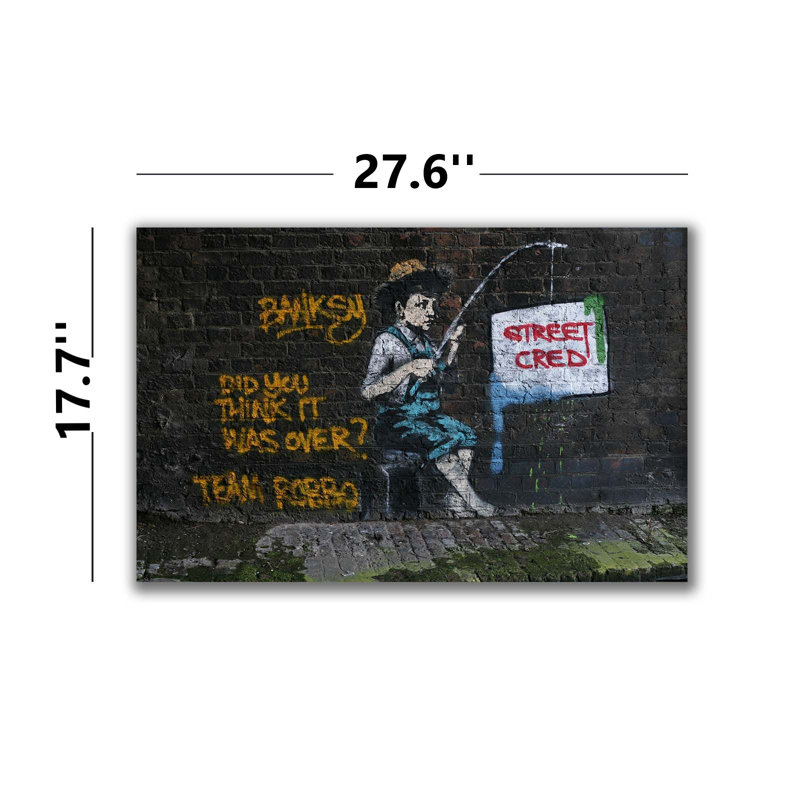 Art mural sur toile Street Cred Graffiti