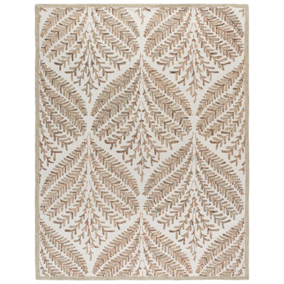Andresky Hand Tufted Wool Ikat Rug