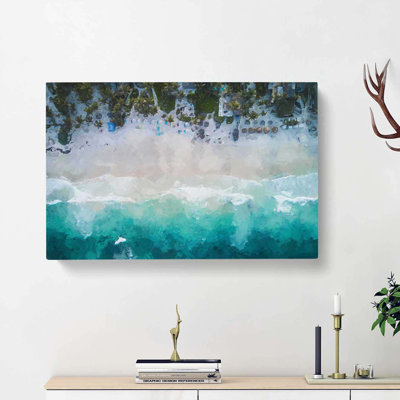 Tulum Mexico Beach - Wrapped Canvas