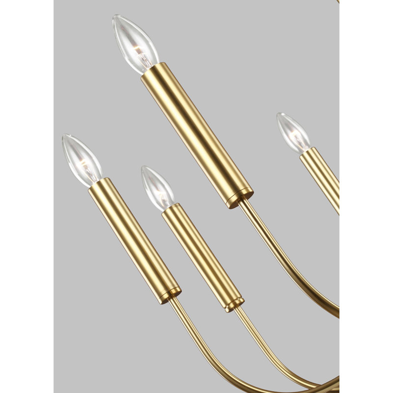 Lustre classique / traditionnel 9 lumières Tedder, Bronze brillant