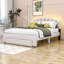 Lit plateforme tapissier avec tiroir Luceile-2146638072