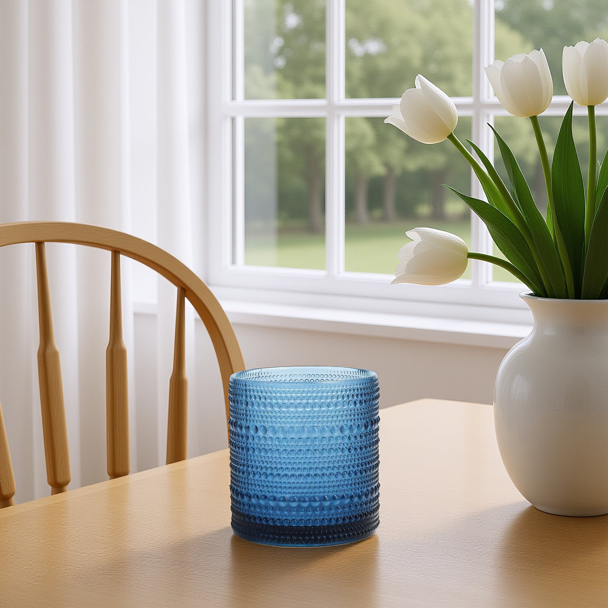 Jupiter Drinking Glass, Cornflower Blue