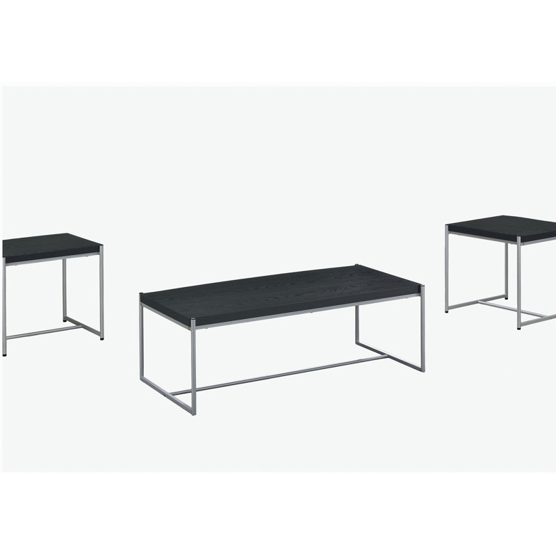 Ensemble de 3 tables basses et tables de bout