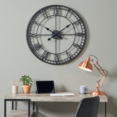 Beaver Creek Metal Wall Clock
