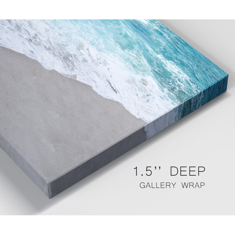 Cali Tides I - reproduction de photo sur toile tendue, H 18 po x l 12 po x P 1 po