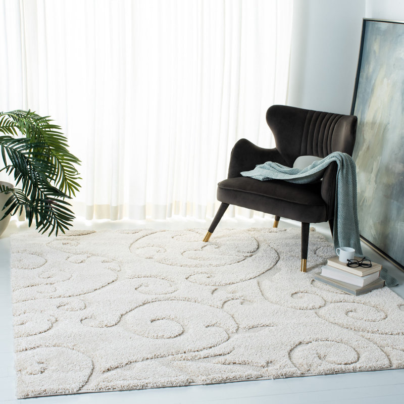 Amza Area Rug, Square 11', Cream