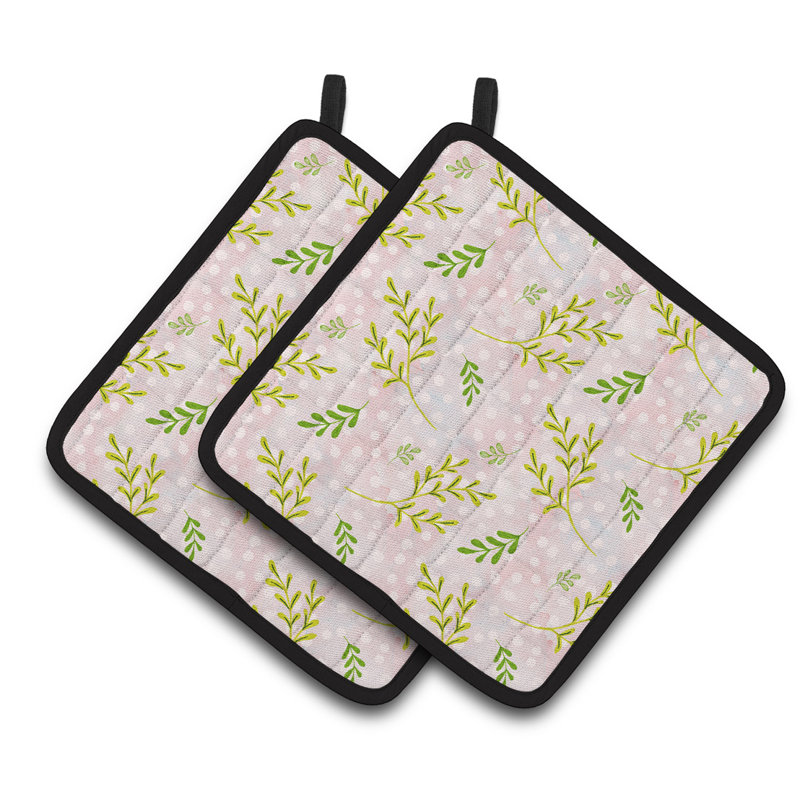 Caroline's Treasures Floral Polyester Potholder