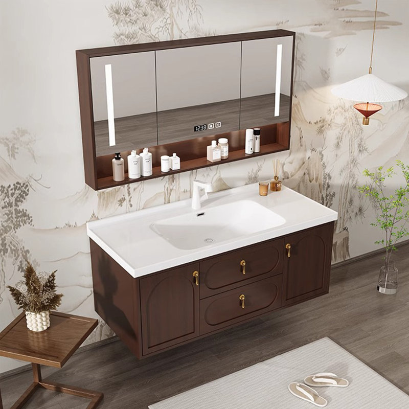 Simple and modern bathroom cabinet