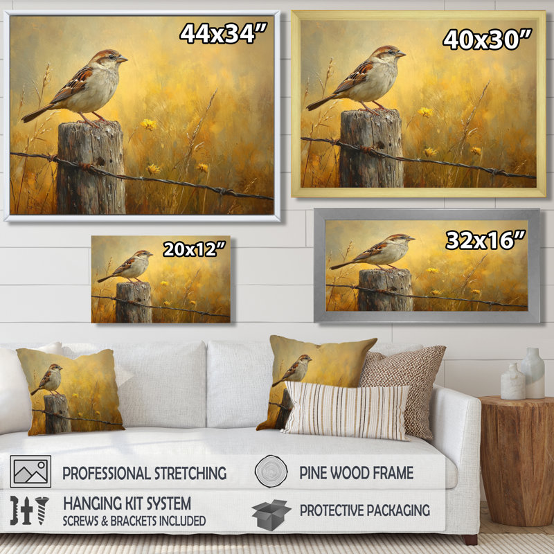 Ilsetraud - Animals Large Wall Art, Cadre simple, Noir, noir, noir, noir, H 12 po x l 20 po