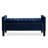 Modern Storage Bench - Navy Velvet Fashionable Upholstered Armrest Luxury-1115825712