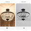 Plafonnier semi-encastré 5 lumières de style lustre 19,68 po avec détails en cristal