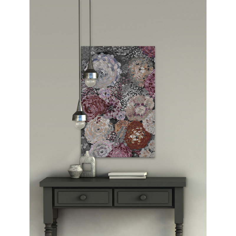 Peony Punch - Wrapped Canvas Painting, 61cm H x 41cm W x 3.81cm D