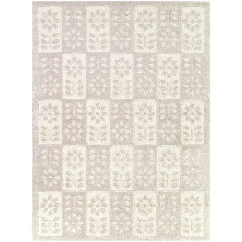 Tapis gris Chavie, Rectangle 7 pi 10 po x 10 pi