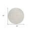 Tapis d'intérieur rond lavable géométrique beige HomeRoots 8 pi