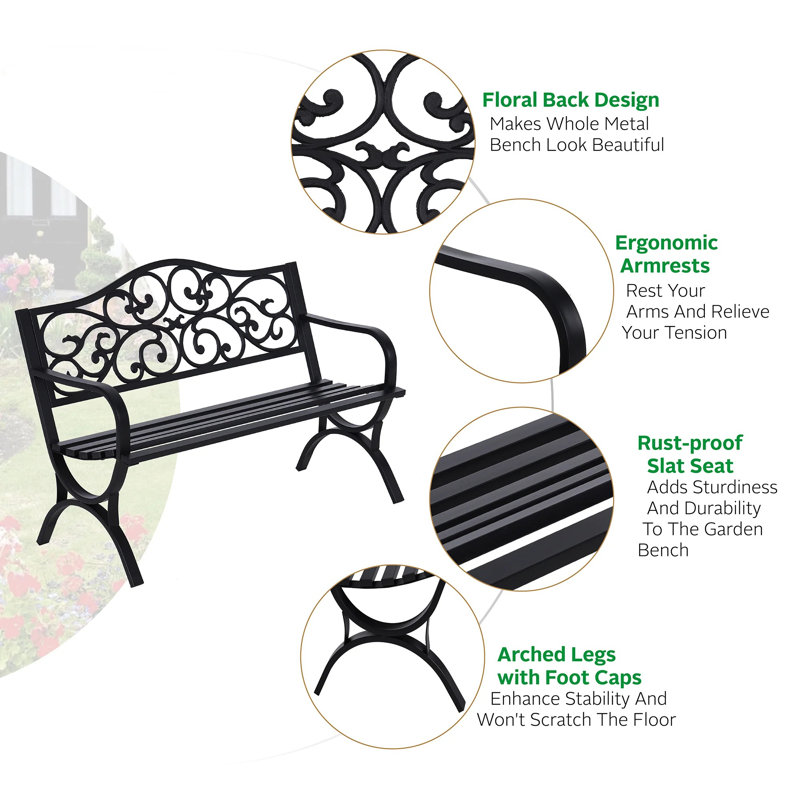 Hudock Outdoor Bench