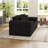 85" 3-Seater Convertible Sleeper Sofa, No Assembly, For Apartment, Living Room-314486679-332229080