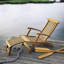 Steamer Outdoor Teak Chaise Lounge