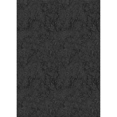 Tapis de zone noire à motifs