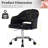 21''W Modern Swivel Velvet Upholstered Office Chair with Armrests-866054341