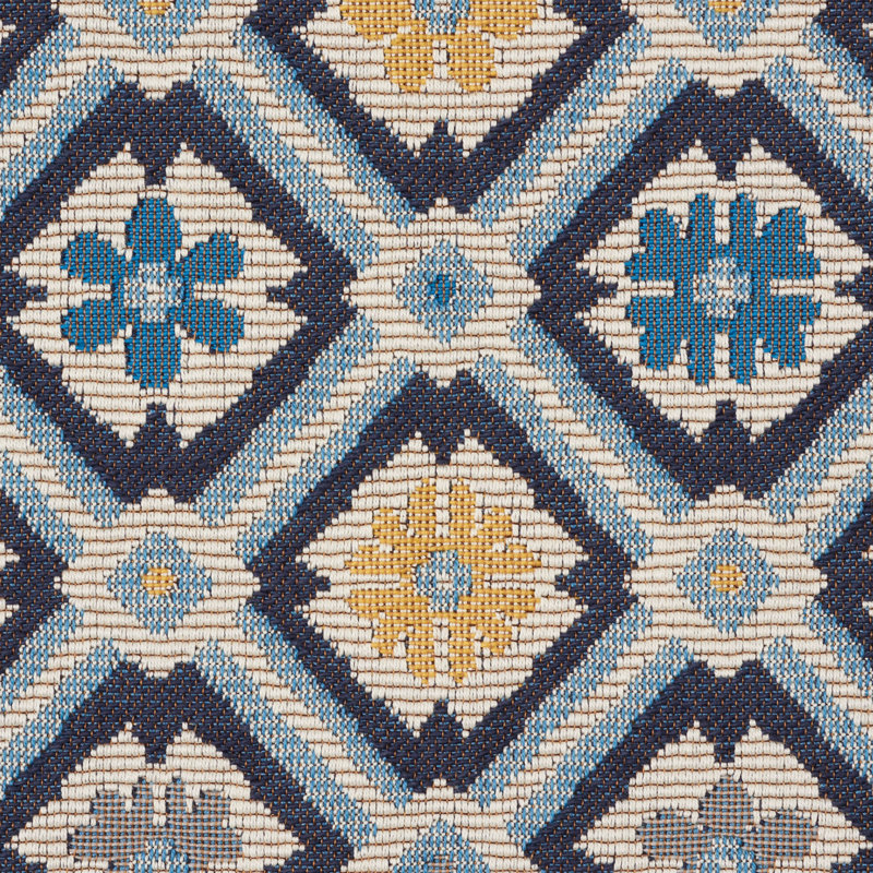Tissu de tapisserie Savonnerie, Bleu