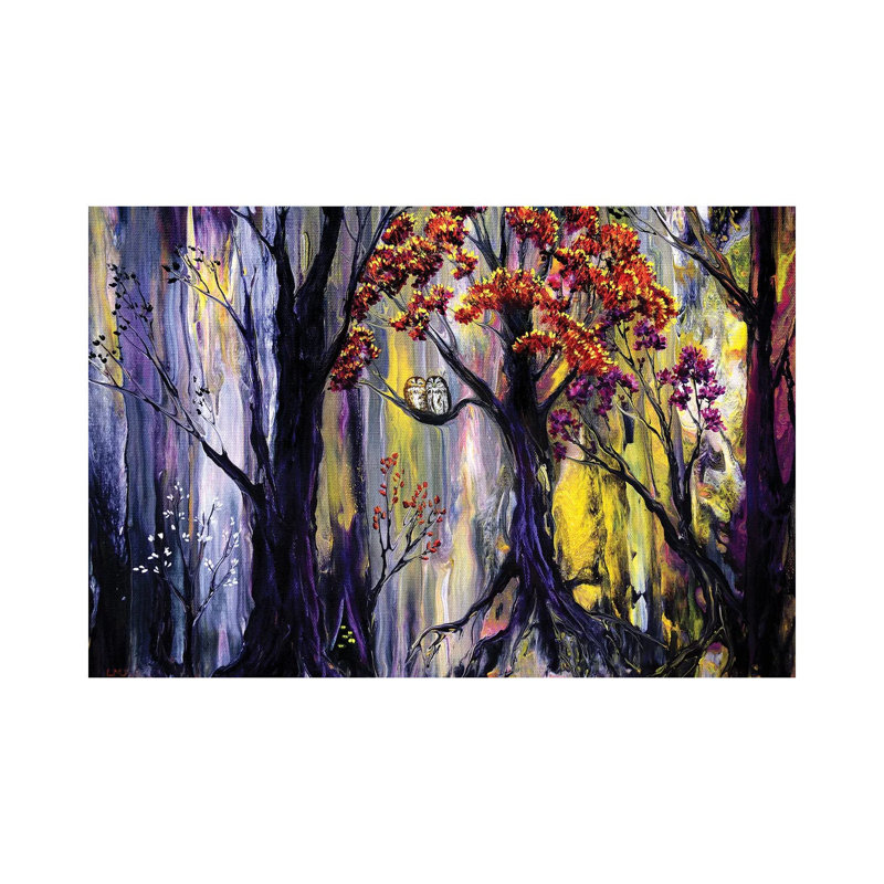 Tawny Owls And Bright Eyes by Laura Iverson - Wrapped Canvas Art Prints, 152.5 cm H x 101.5 cm W