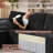  Koyu Cloudelle Compression Packed 4-Piece U-Shaped Plush Corduroy Sectional Sofa – Deep Seat, No Assembly-70777869