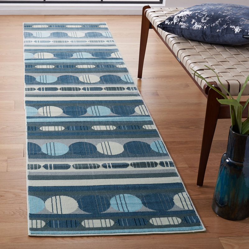 Tapis géométrique Horrell 300 Performance, Tapis de couloir 2 pi 2 po x 9 pi