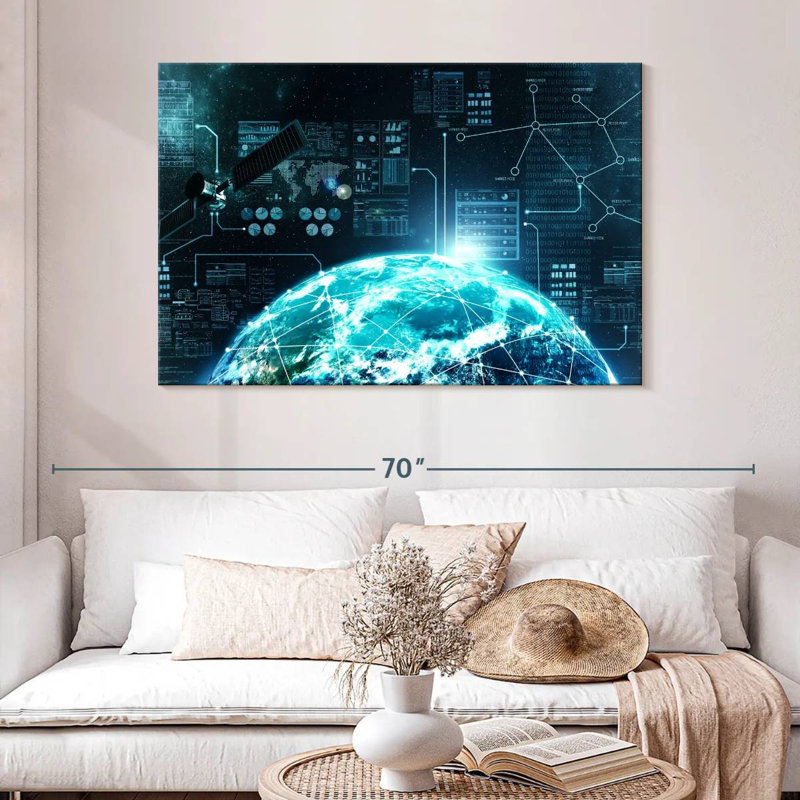 Keiri Internet In Space, 32" H x 48" W