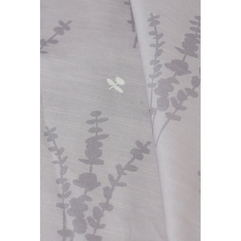 Eucalyptus Lumbar Pillow Cover & Insert, White/Lilac Floral Large
