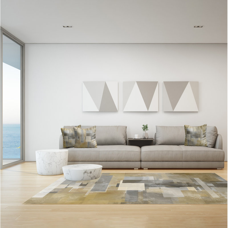 Potashnick Geometric Indoor / Outdoor Area Rug, Rectangle 140 x 200cm