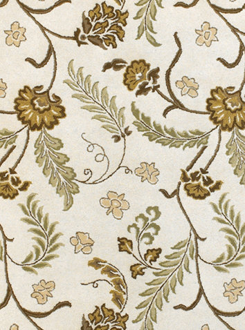 Wool Floral Indoor Rug, 2' x 3'