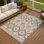 Machine Washable Indoor/Outdoor Chantille ACN2669 Tribal Rug
