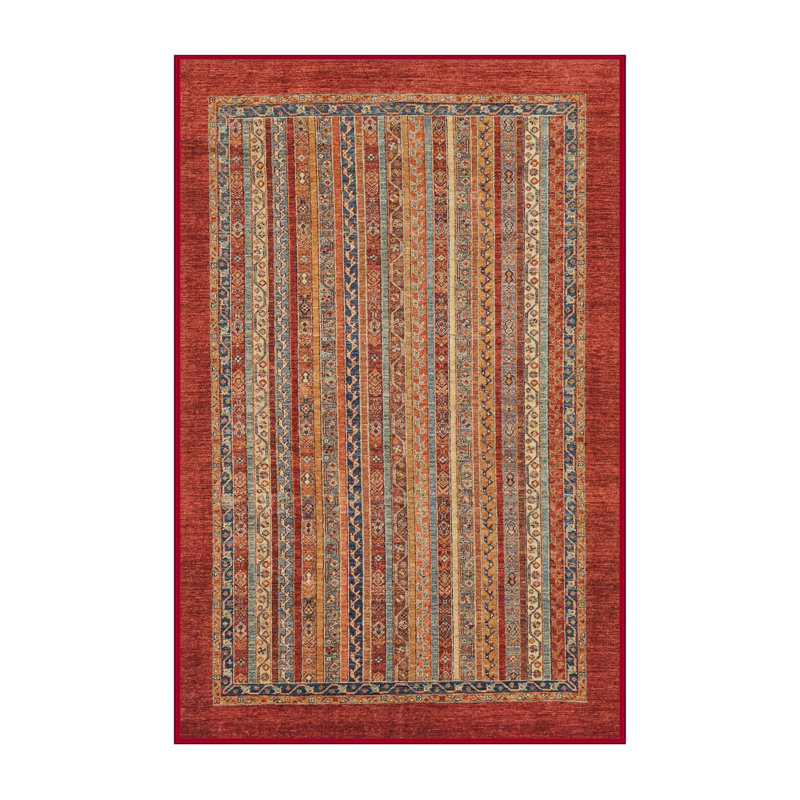 Abstract Indoor Rug, Rectangle 2' x 4'