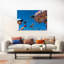 «Boy with Carnival Swings», impression d'art abstrait coloré, architecture estivale-2011172623