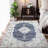 Boho Luxurious Vintage Floral Printed Area Rug Living Room Washable Stain Resistant Durable Carpet Bedroom Erasable Non-Shedding Soft Floor Mat Bedside Rug Farmhouse Decor-584045318
