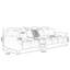 Coussin modulaire beige en polyester-555303641-555303644